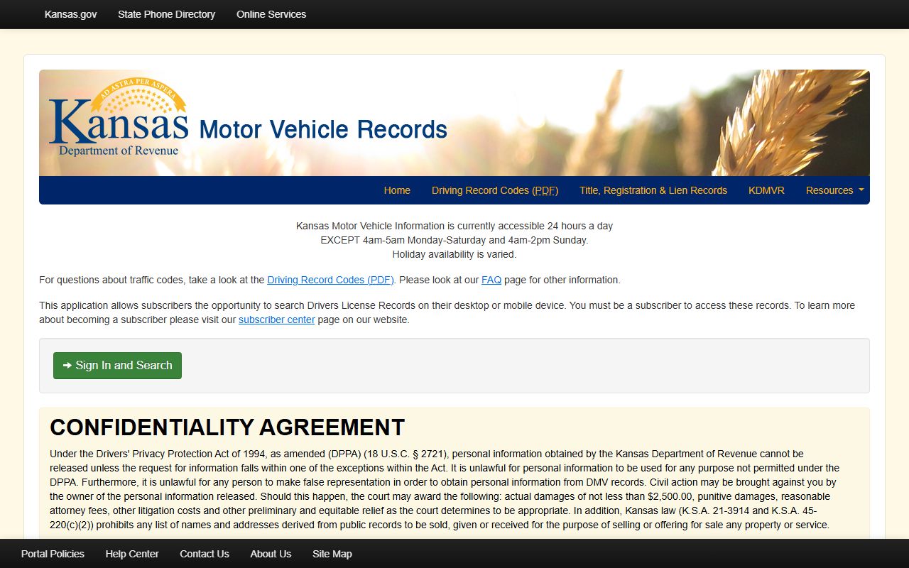 Norton County warrant records Kansas motor vehicle records portal